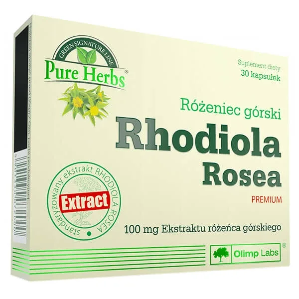 Olimp Pure Herbs Rhodiola Rosea Premium, Rhodiola rosea, 30 capsule Olimp Labs — preț și oferte