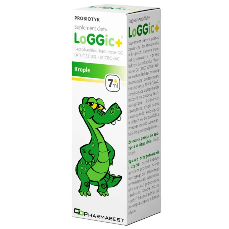 Pharmabest LoGGic+, picături orale, de la naștere, 7 ml — preț și oferte