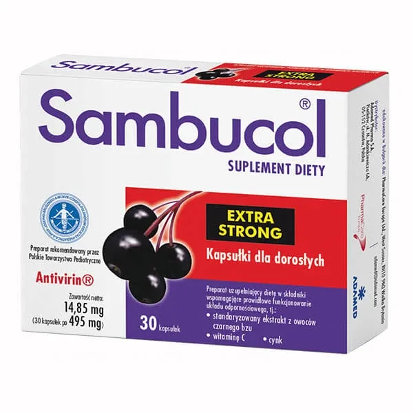 Sambucol Extra Strong, 30 capsule — preț și oferte