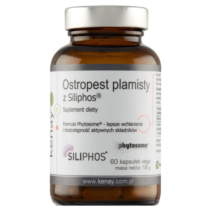 Kenay Milk Thistle cu Siliphos, 60 capsule vegetale — preț și oferte