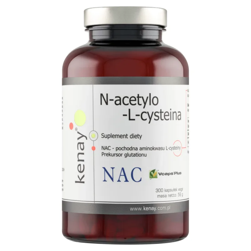 Kenay NAC N-acetil-L-cisteină, 300 capsule vegetale — preț și oferte