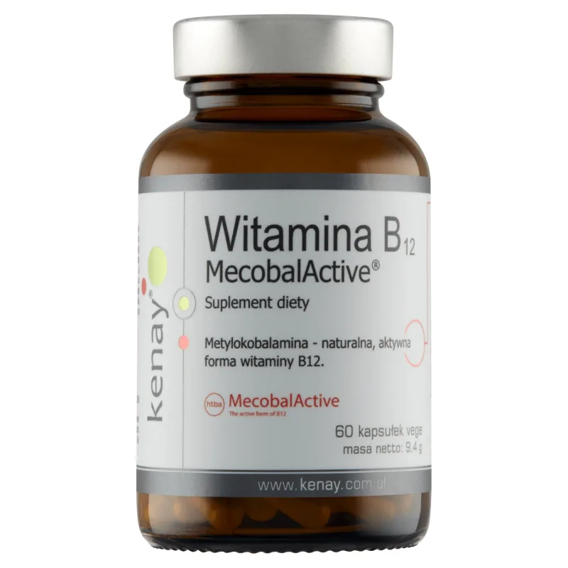 Kenay, Vitamina B12 MecobalActive, 60 capsule — preț și oferte