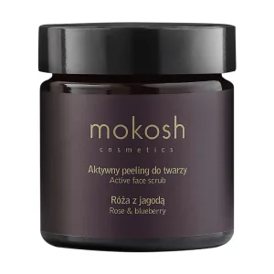Mokosh, scrub facial, trandafir și afine, 60 ml