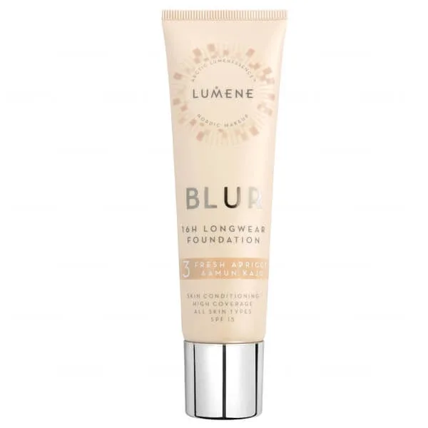 Lumene Blur, Fond de ten netezitor, Nr. 3 Fresh Apricot, 30 ml — preț și oferte