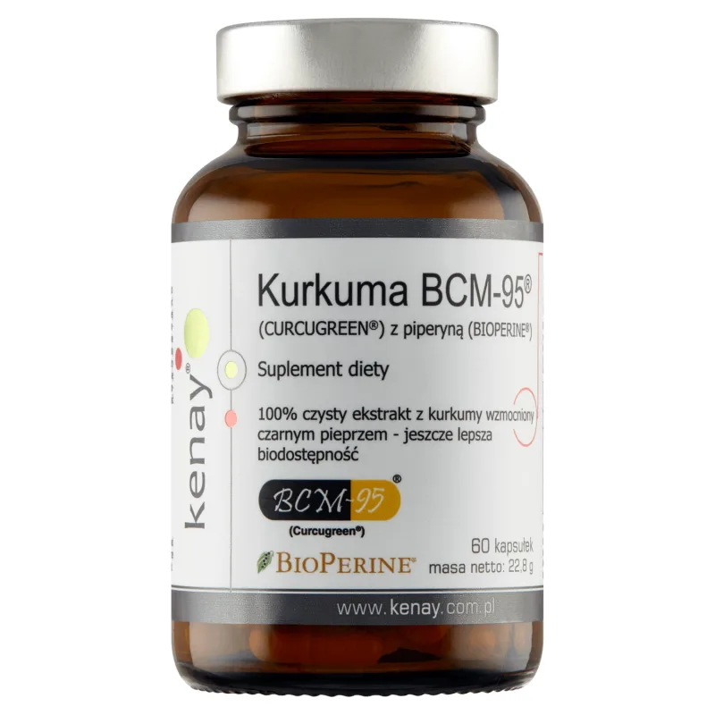 Kenay Turmeric BCM-95 cu piperină, 60 capsule — preț și oferte