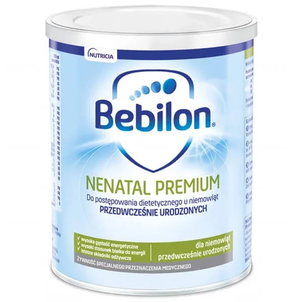 Bebilon Nenatal Premium, pentru copii cu greutate mică la naștere născuți prematur, 400 g — preț și oferte