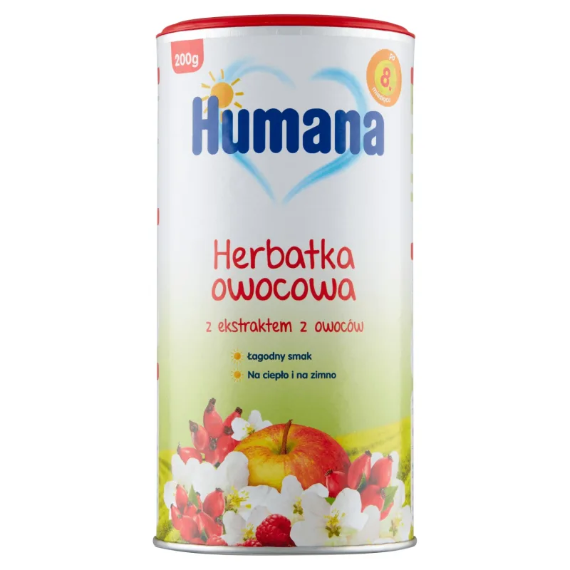 Humana Ceai de fructe, granulat, după 8 luni, 200 g — preț și oferte