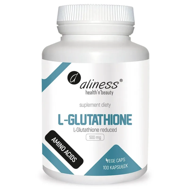 Aliness L-Glutation redus, L-Glutation redus 500 mg, 100 capsule vegetale — preț și oferte