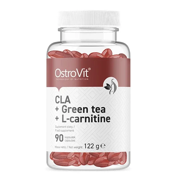 OstroVit CLA + ceai verde + L-carnitină, 90 capsule — preț și oferte