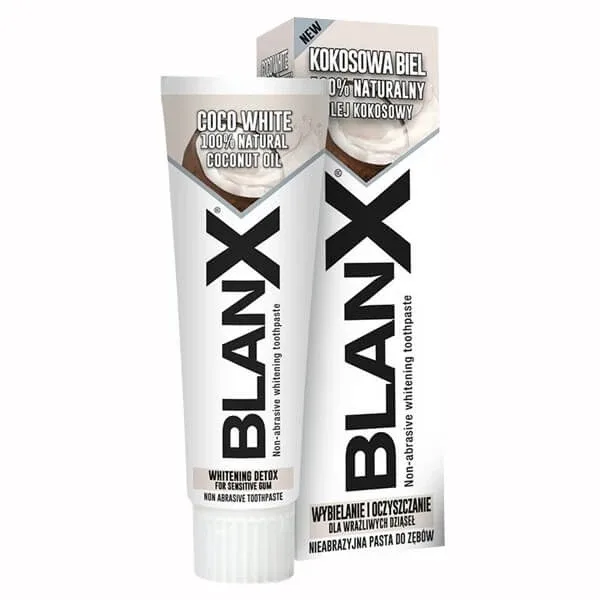 BlanX White Coconut, pastă de dinți albitoare, 75 ml — preț și oferte