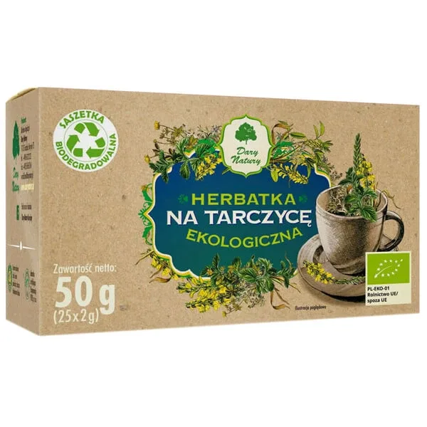 Dary Natury Na tiroidă, ceai organic, 2 g x 25 pliculețe — preț și oferte