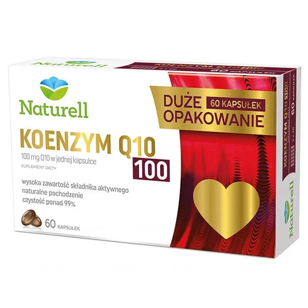 Naturell, Coenzima Q-10 100 mg, 60 capsule Naturelle — preț și oferte