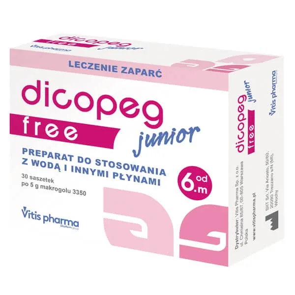 Dicopeg Junior Free, de la 6 luni, 30 pliculețe Vitis — preț și oferte