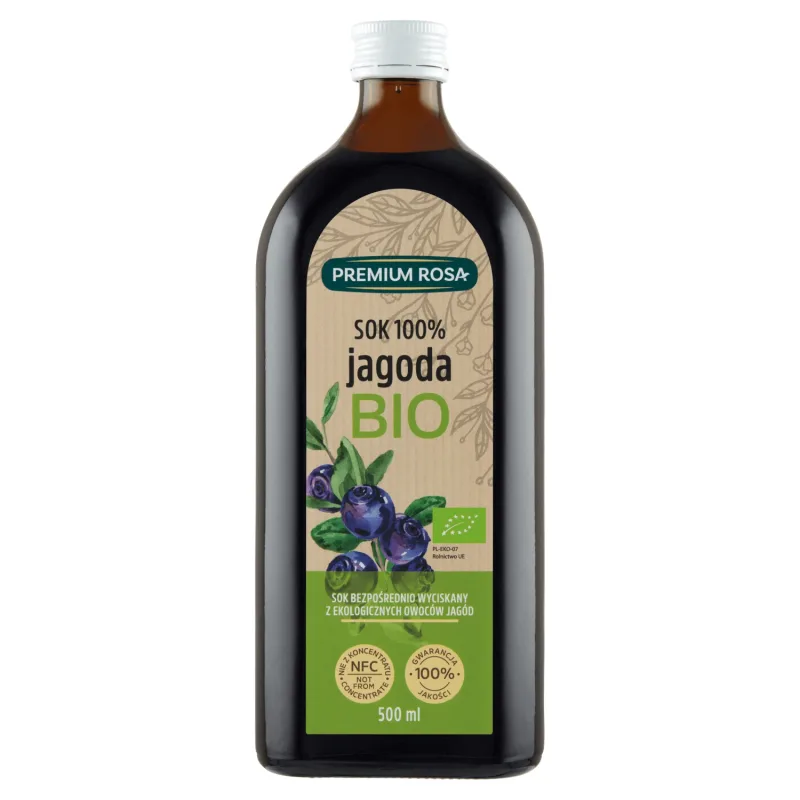 Premium Rosa Berry, 100% suc de fructe organic, 500 ml — preț și oferte