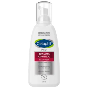 Cetaphil Pro Redness Control, spumă de curățare facială, piele sensibilă, 236 ml