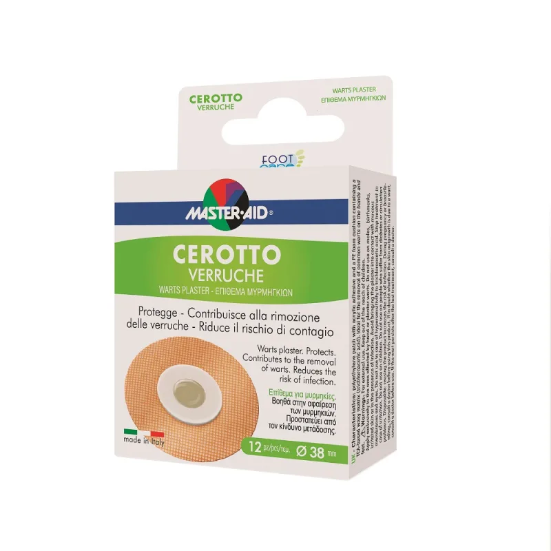 Plasturi pentru negi Cerotto Master-Aid, 12 buc Origomedical — preț și oferte