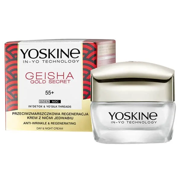 DAX Yoskine Geisha Gold Secret 55 +, cremă antirid cu fire de mătase, zi și noapte, 50 ml. — preț și oferte