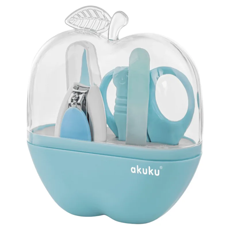 Ackuku Set cutie de unghii Apple, albastru, A0043 Akuku — preț și oferte