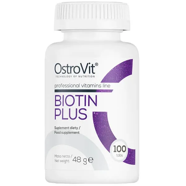 OstroVit Biotin Plus, 100 comprimate — preț și oferte