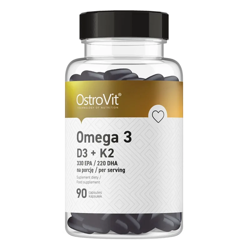 OstroVit Omega 3 D3 + K2, 90 capsule — preț și oferte