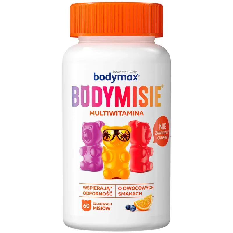 Bodymax Bodymisie, jeleuri pentru copii de la 3 ani și adulți, aromă de fructe, 60 bucăți — preț și oferte