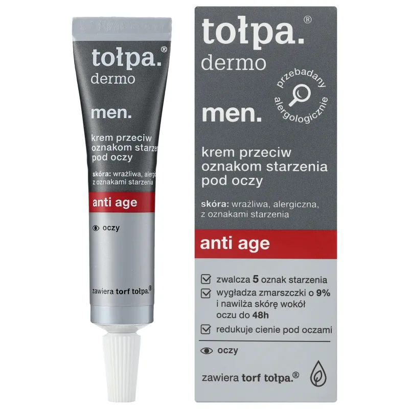 Tolpa Dermo Men Anti Age, cremă de ochi anti-îmbătrânire, 10 ml — preț și oferte