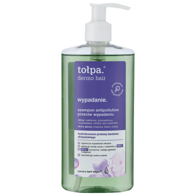 Tolpa Dermo Hair Loss, șampon antipoluare împotriva căderii părului, 250 ml — preț și oferte