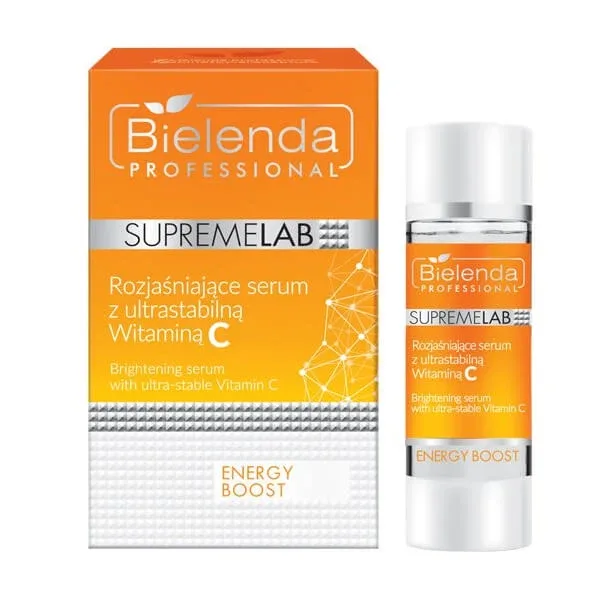Bielenda Professional SupremeLAB Energy Boost, ser de iluminare a pielii cu vitamina C, 15 ml — preț și oferte