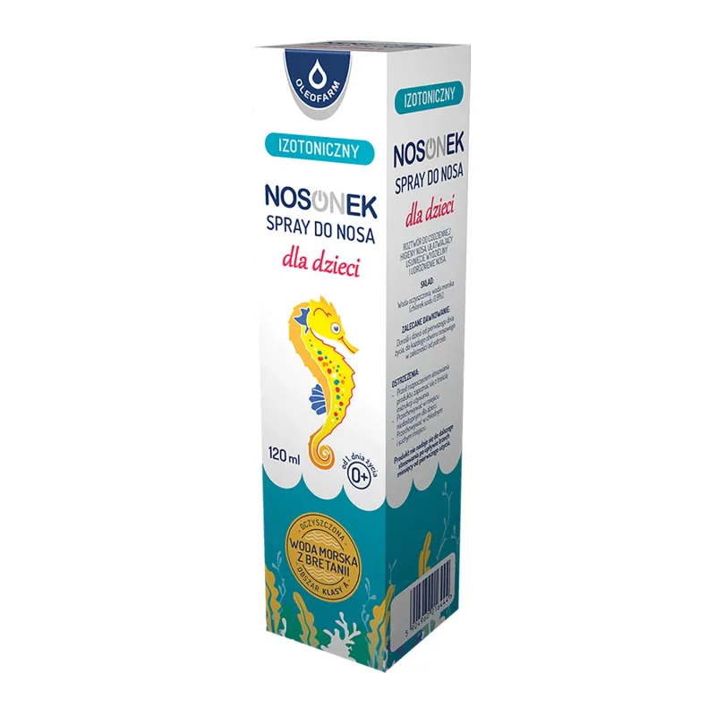 Nosonek, spray nazal izotonic pentru copii de la vârsta de 1 zi, 120 ml Oleofarm — preț și oferte