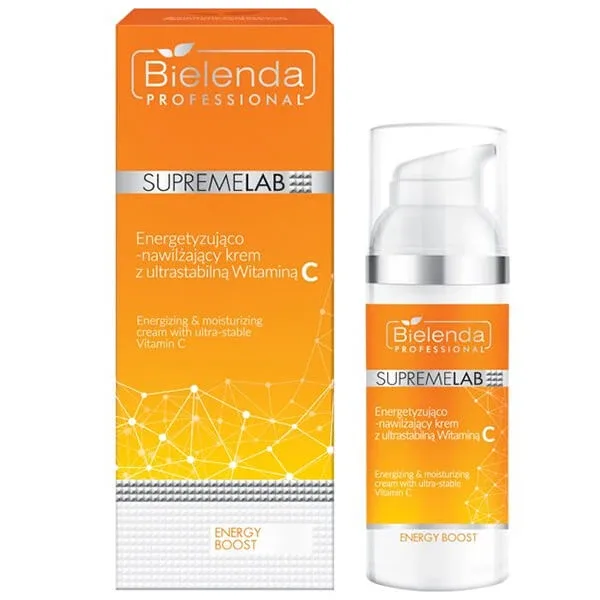 Bielenda Professional SupremeLAB Energy Boost, cremă de față energizantă și hidratantă cu vitamina C, 50 ml — preț și oferte