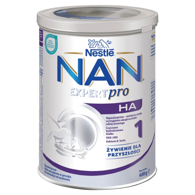 Formulă hipoalergenică pentru sugari NAN Expertpro HA 1, pentru sugari de la naștere, 400 g, Nestlé — preț și oferte