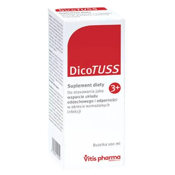 DicoTuss, sirop de tuse, peste 3 ani, 100 ml — preț și oferte