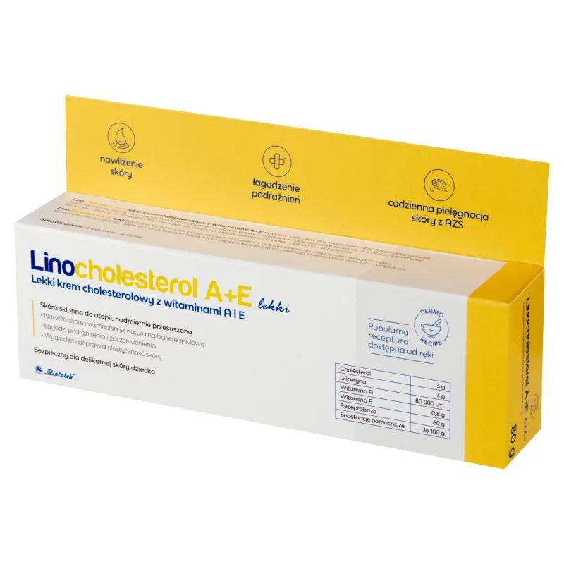 Linocholesterol A+E light, cremă de colesterol cu vitaminele A și E, 80 g — preț și oferte