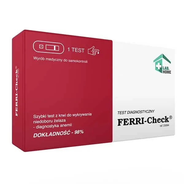 LabHome Ferri-Check, test de sânge pentru detectarea deficienței de fier, diagnosticarea anemiei, 1 buc — preț și oferte