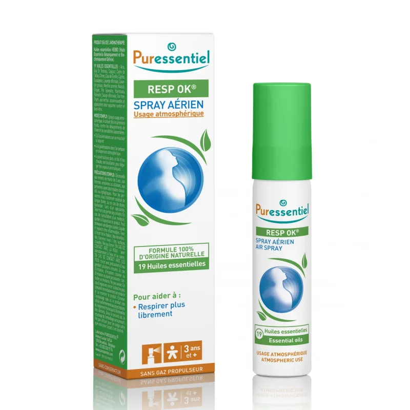 Spray aerian cu uleiuri esentiale Respiratory, 20ml Puressentiel — preț și oferte