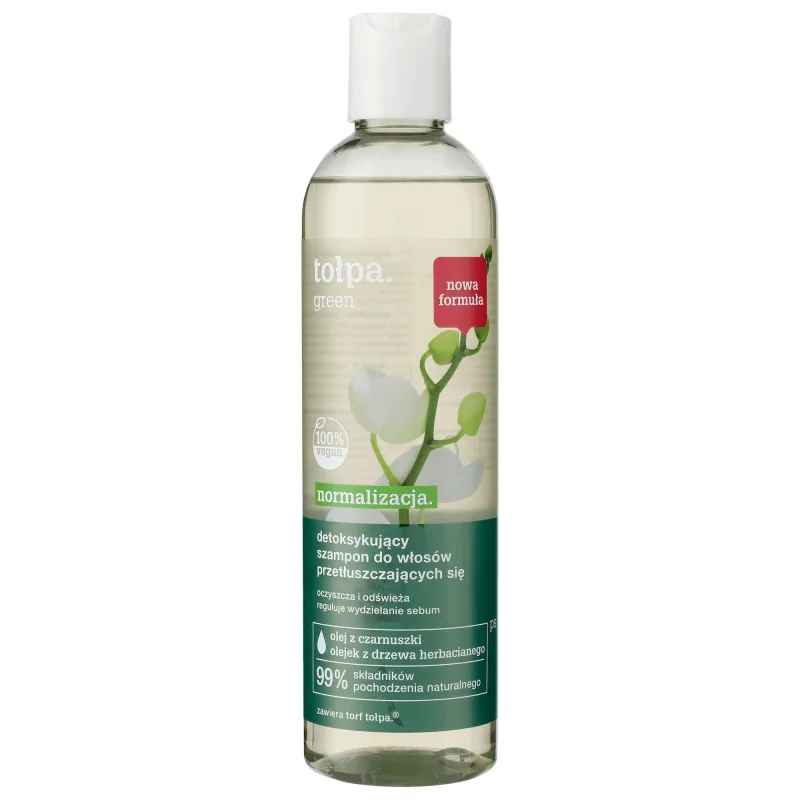 Tołpa Green Normalization, șampon detoxifiant pentru păr gras, 300 ml — preț și oferte