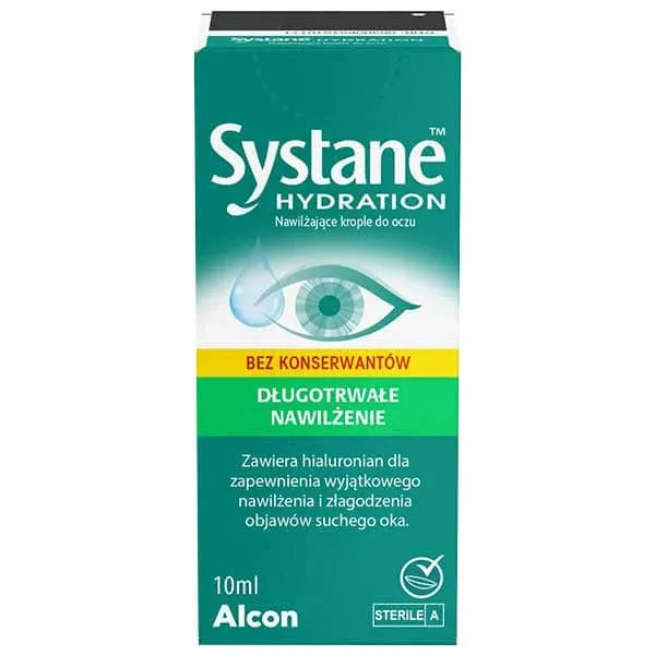 Systane Hydration, picături hidratante pentru ochi, fără conservanți, 10 ml — preț și oferte