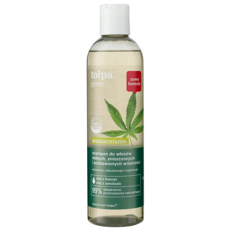 Tołpa Green Strengthening, șampon pentru păr slab, deteriorat și lipsit de vitalitate, 300 ml — preț și oferte