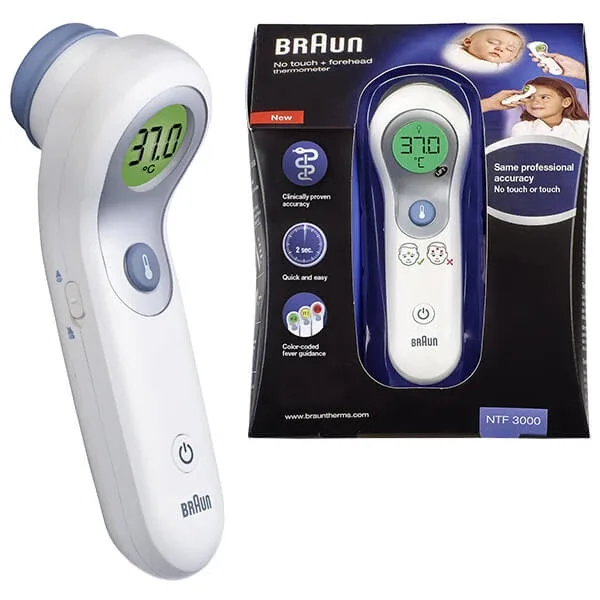 Braun NTF3000, termometru fără contact pentru frunte — preț și oferte