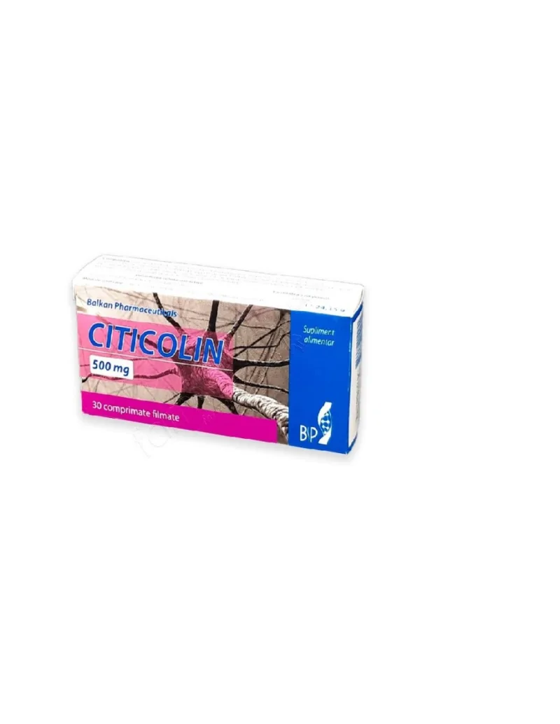Balkan Citicolin 500mg, 30 comprimate Balkan Pharmaceuticals — preț și oferte