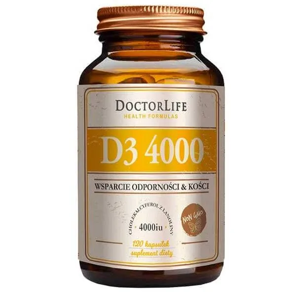 Doctor Life D3 4000, 120 capsule — preț și oferte