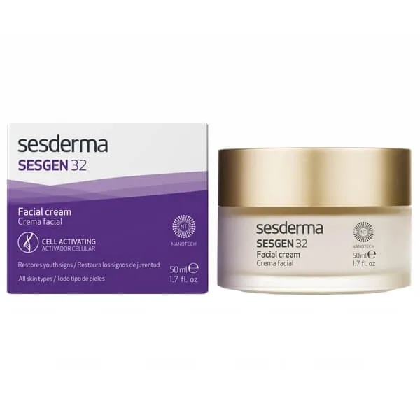 Sesderma Sesgen 32, cremă de față hrănitoare cu activare celulară, 50 ml — preț și oferte