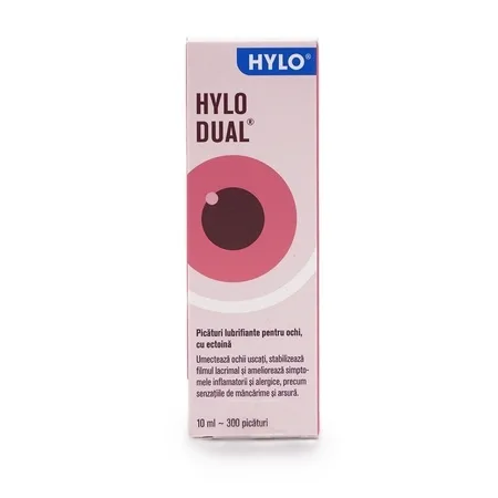 Hylo Dual picaturi pentru ochi, 10 ml, Ursapharm URSAPHARM ARZNEIMITTEL — preț și oferte