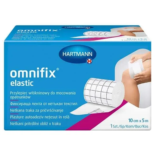 Omnifix Elastic, adeziv nețesut pentru fixarea pansamentelor, 10 cm x 5 m, 1 buc HARTMANN — preț și oferte
