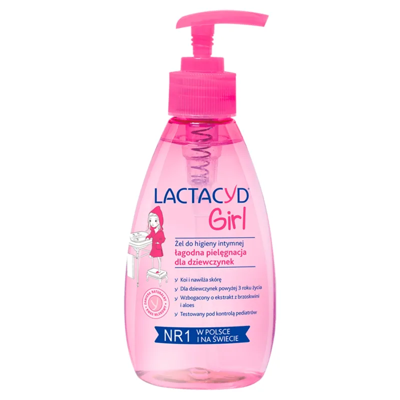 Lactacyd Girl, gel de igienă intimă pentru fete de la vârsta de 3 ani, 200 ml — preț și oferte