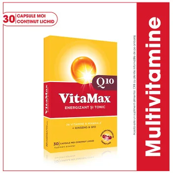 Vitamax Q10, 30 capsule, Perrigo — preț și oferte