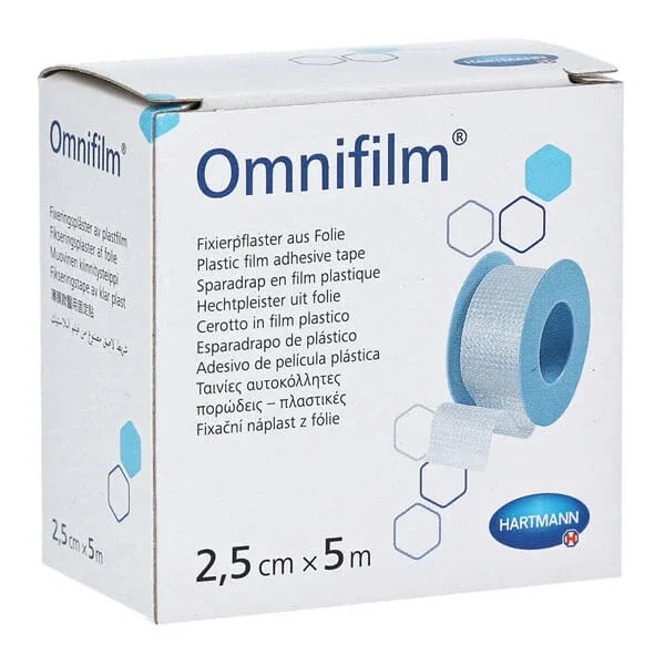Omnifilm, folie adezivă, 2,5 cm x 5 m, 1 buc — preț și oferte