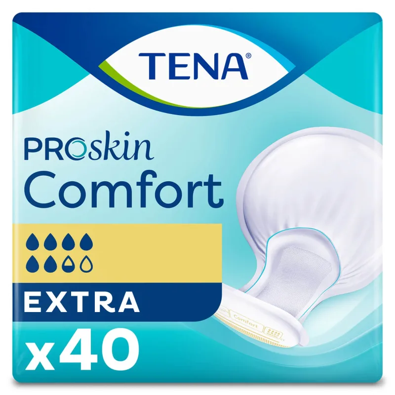 Tena Comfort ProSkin, scutece anatomice, Extra, 40 buc — preț și oferte