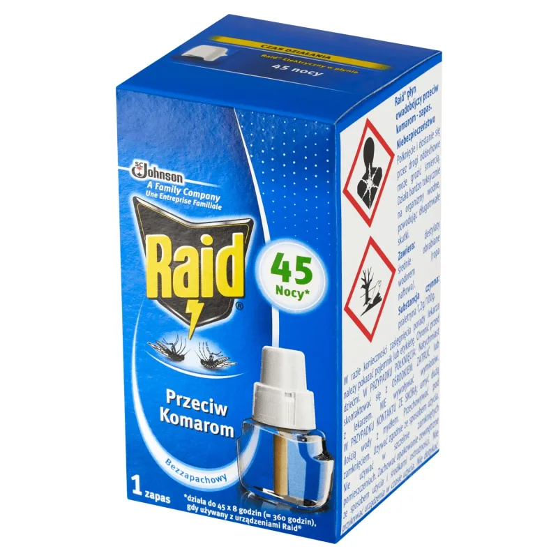 Raid, insecticid repelent de țânțari, rezervă, 27 ml — preț și oferte