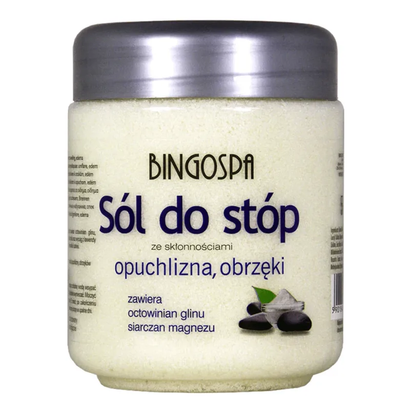 Bingospa, sare pentru picioare predispuse la umflături și edeme, 550 g Bingo Cosmetics — preț și oferte